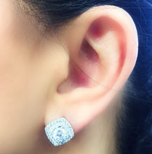 Load image into Gallery viewer, Swarovski Evening Diamond Shape Stud Earrings
