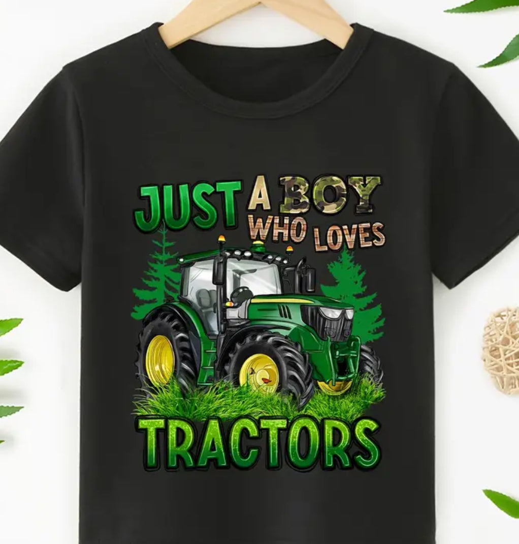 Boys T-Shirt Tractor