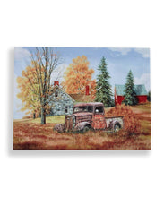 Load image into Gallery viewer, LED Canvas Print w/Timer - Barn &amp; Pick-Up Truck
