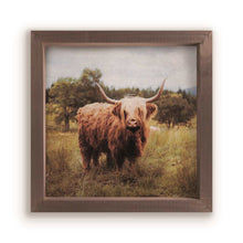 Load image into Gallery viewer, Art Framed Highland Cow

