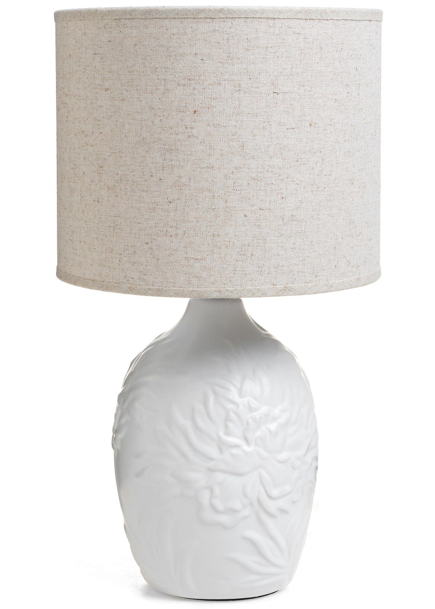 TABLE LAMP CERAMIC WHITE
