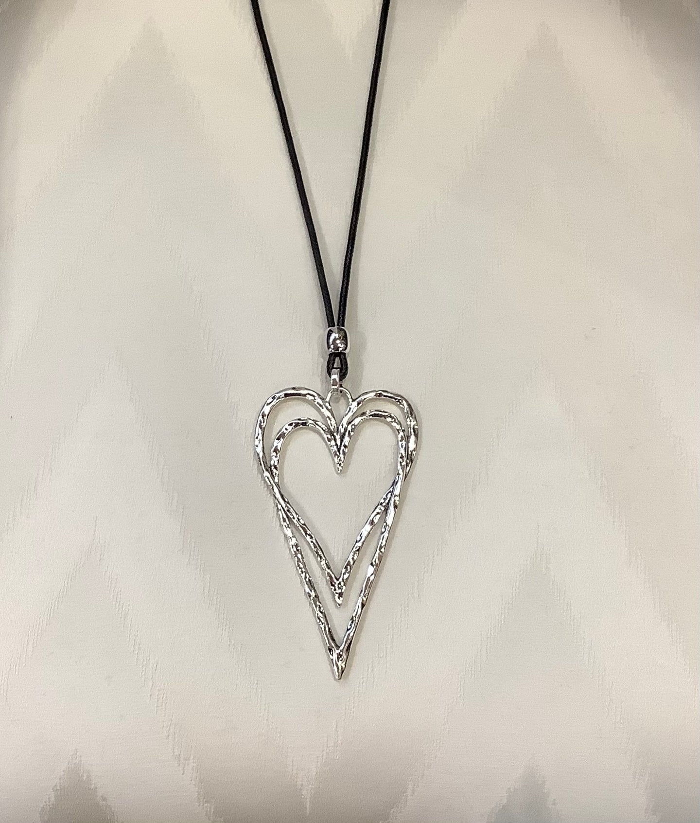 Necklace Ling Double Heart