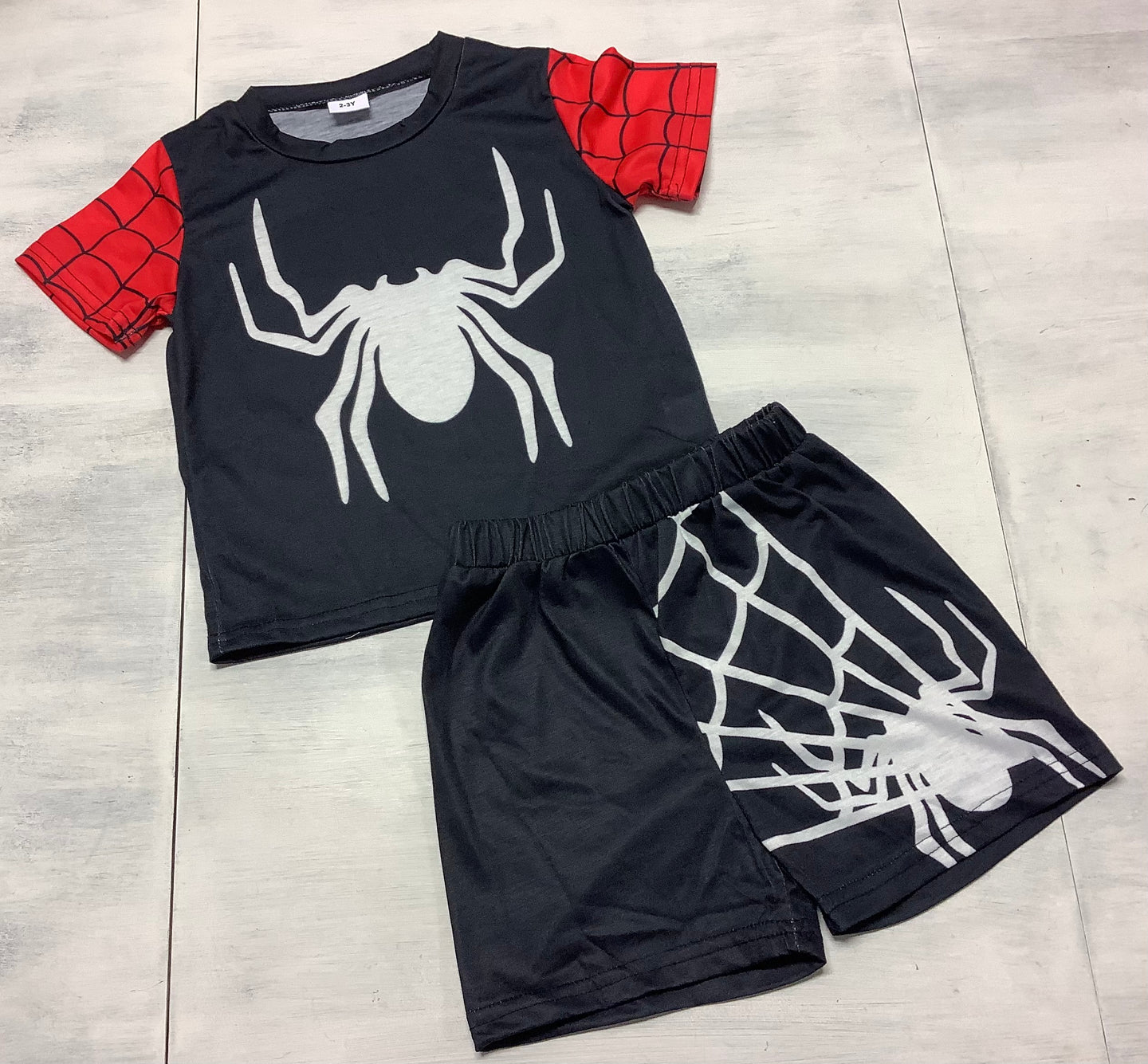 Spider & Web Top & Short Set