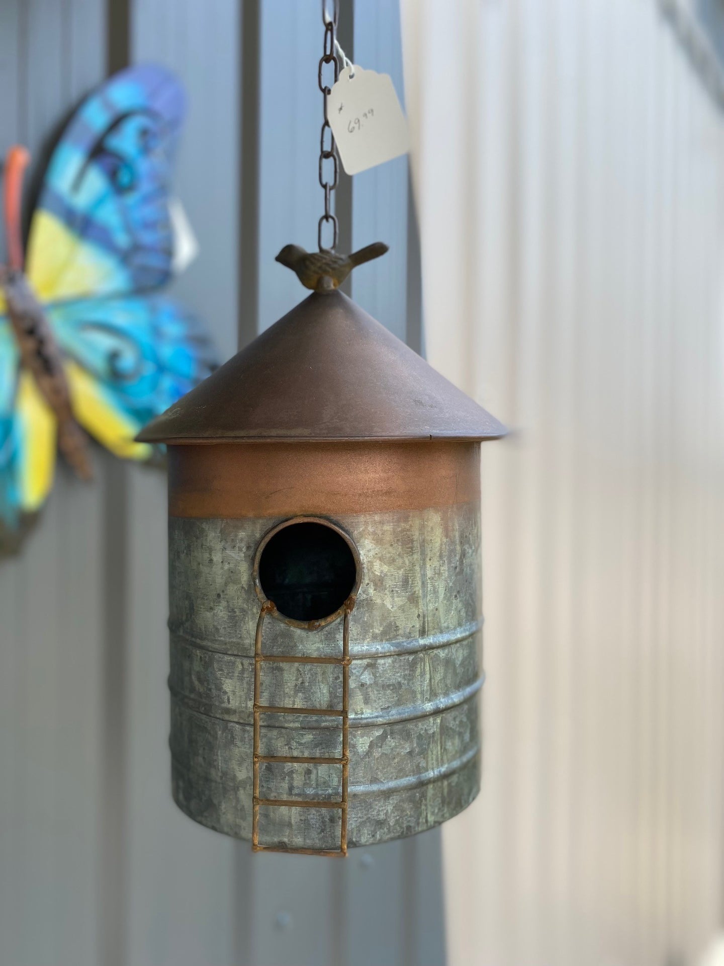 Birdhouse Silo Metal