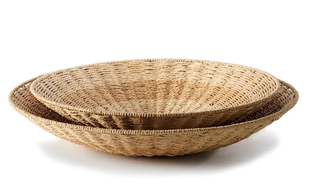 Sea Grass Table Baskets, Set of 2