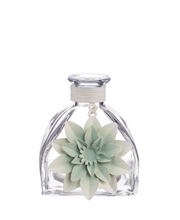 Load image into Gallery viewer, Short Bud Vase with Green Flower
