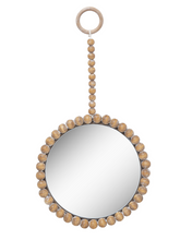 Load image into Gallery viewer, Natural Beaded Wall Mirror (2 pc. set)
